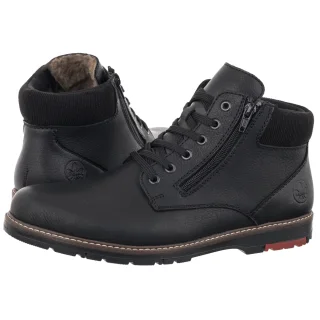 Trzewiki Rieker Czarne 10503-00 Black