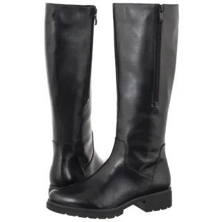 Kozaki Caprice Czarne 9-25508-47 022 Black Nappa