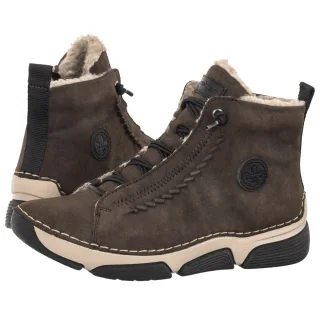 Trzewiki Rieker Brązowe 45912-25 Brown