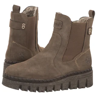 Botki Rieker Brązowe Z8960-25 Brown