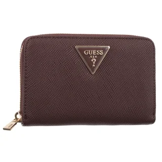 Portfel Guess Laurel II Slg Med Zip Around SWZG74 59140 Burgundy