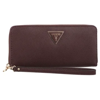 Portfel Guess Laurel II Slg Large Zip Around SWZG74 59146 Burgundy