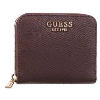 Portfel Guess Laurel II Slg Small Zip Around SWZG74 59137 Burgundy