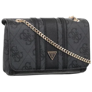 Torebka Listonoszka Guess Noelle II Cnvrtble Xbody Flap HWSS96 72210 Coal Logo