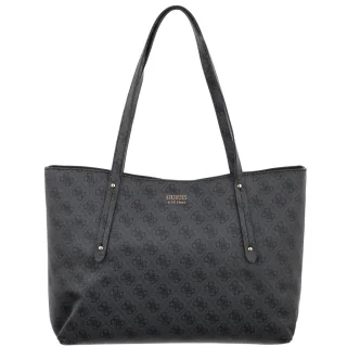 Torebka Guess Brenton Top Zip Tote HWLG96 48240 Coal Logo