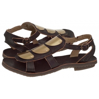 Sandały FLY London BLY Black/Gold P143071000