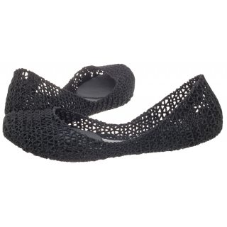 Baleriny Melissa Campana Papel VII AD 31512/52682 Black Glitter