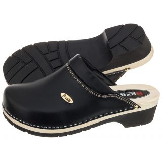 Drewniaki Buxa Supercomfort Czarne FPU10