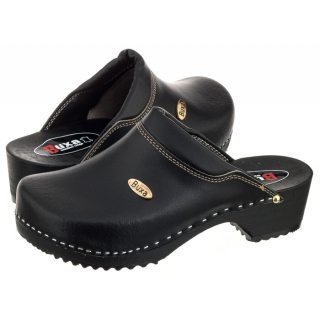 Drewniaki Buxa Supercomfort Czarne F10