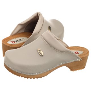 Drewniaki Buxa Supercomfort Beżowe F10