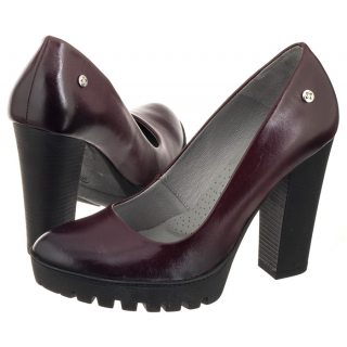 Czółenka Maciejka Bordowe 02629-23/00-1