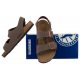 Sandały Birkenstock Milano BS Nubuck Mocca 634501 - małe zdjęcie
