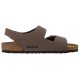 Sandały Birkenstock Milano BS Nubuck Mocca 634501 - małe zdjęcie