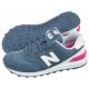 Buty New Balance WL574CNB Niebieskie/Białe - małe zdjęcie
