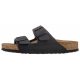 Klapki Birkenstock Arizona Soft Footbed Black 0551253 - małe zdjęcie