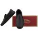 Półbuty Vans Classic Slip-On D (Leather) Black/Mono VA38F8ONQ - małe zdjęcie