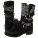Workery Venezia Czarne 2370 NAB NERO - małe zdjęcie