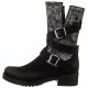 Workery Venezia Czarne 2370 NAB NERO - małe zdjęcie