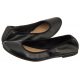 Baleriny Tamaris Czarne 1-22128-20 003 Black Leather - małe zdjęcie