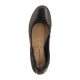 Baleriny Tamaris Czarne 1-22128-20 003 Black Leather - małe zdjęcie