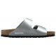 Klapki Birkenstock Arizona BS Silver 1012283 - małe zdjęcie