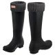 Ocieplacze do kaloszy Hunter Half Cardigan Boot Sock Dark Slate UAS3004AAC - małe zdjęcie