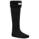 Ocieplacze do kaloszy Hunter Half Cardigan Boot Sock Black UAS3004AAC - małe zdjęcie