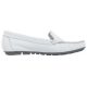 Mokasyny Nessi Białe Licowe 17130 3 - małe zdjęcie