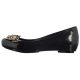 Baleriny Melissa Ultragirl Flower Chrome 32655/50919 Black/Gold - małe zdjęcie