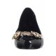 Baleriny Melissa Ultragirl Flower Chrome 32655/50919 Black/Gold - małe zdjęcie
