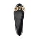 Baleriny Melissa Ultragirl Flower Chrome 32655/50919 Black/Gold - małe zdjęcie