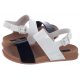 Sandały Melissa Cosmic Sandal III AD 32495/52909 Black/White/Brown - małe zdjęcie