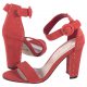 Sandały Carinii Czerwone B4410-H55-000-000-B16 - małe zdjęcie