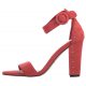 Sandały Carinii Czerwone B4410-H55-000-000-B16 - małe zdjęcie