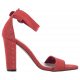 Sandały Carinii Czerwone B4410-H55-000-000-B16 - małe zdjęcie
