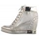 Sneakersy Carinii Złote B5095-F76-J16-000-C98 - małe zdjęcie