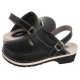 Drewniaki Buxa Supercomfort Czarne FPU11p - małe zdjęcie