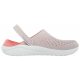Klapki Crocs Literide Clog Barely Pink/White 204592-6PL - małe zdjęcie