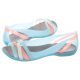 Sandały Crocs Isabella Huarache 2 Flat W Ice Blue/Platinum 204912-4CW - małe zdjęcie