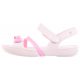 Sandałki Crocs Lina Charm Sandal K Barely Pink 205530-6PI - małe zdjęcie