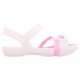 Sandałki Crocs Lina Charm Sandal K Barely Pink 205530-6PI - małe zdjęcie