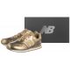Sneakersy New Balance YC373GD Złote - małe zdjęcie
