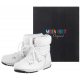 Śniegowce Moon Boot Low Nylon WP 2 White 24009300002 - małe zdjęcie