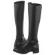 Oficerki Tommy Hilfiger TH Hardware Leather Longboot FW0FW04283 990 Black - małe zdjęcie