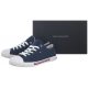 Trampki Tommy Hilfiger Low Cut Lace-Up Sneaker T3X4-30692-0890 800 Blue - małe zdjęcie