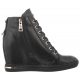 Sneakersy Carinii Czarne B5392-E50-000-000-B88 - małe zdjęcie
