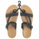 Klapki Crocs Tulum Toe Post Sandal W Black/Tan 206108-00W - małe zdjęcie