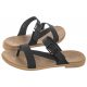 Klapki Crocs Tulum Toe Post Sandal W Black/Tan 206108-00W - małe zdjęcie