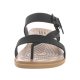 Klapki Crocs Tulum Toe Post Sandal W Black/Tan 206108-00W - małe zdjęcie
