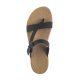 Klapki Crocs Tulum Toe Post Sandal W Black/Tan 206108-00W - małe zdjęcie
